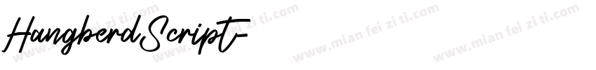 HangberdScript字体转换