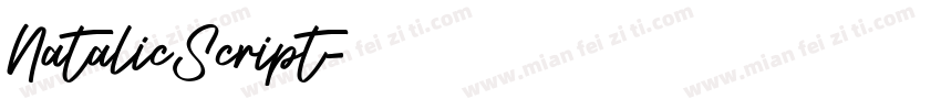 NatalicScript字体转换