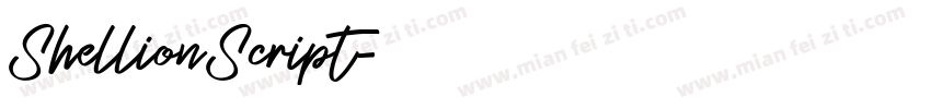 ShellionScript字体转换
