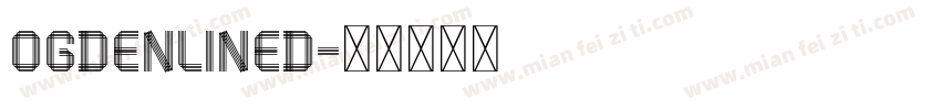 OgdenLined字体转换