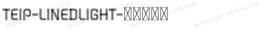 Teip-LinedLight字体转换