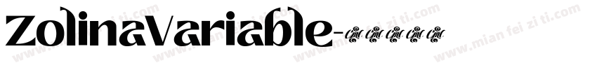 ZolinaVariable字体转换