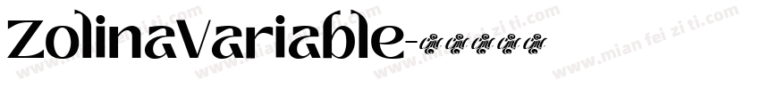 ZolinaVariable字体转换