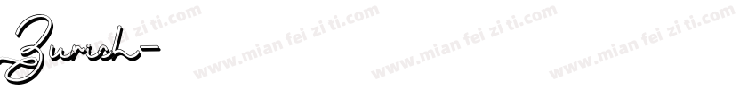 Zurich字体转换