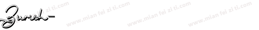 Zurich字体转换