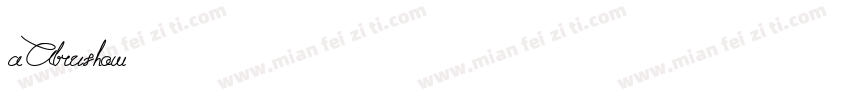 aAbrushow字体转换