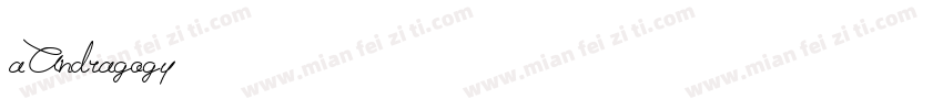 aAndragogy字体转换