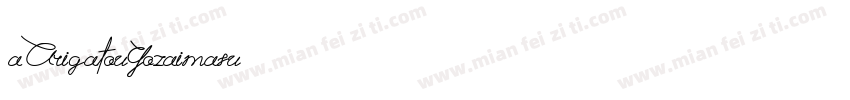 aArigatouGozaimasu字体转换