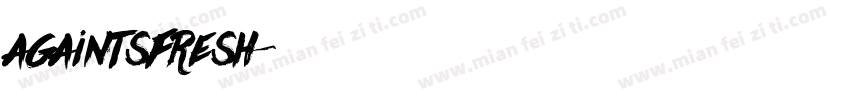 againtsfresh字体转换