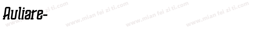 Auliare字体转换