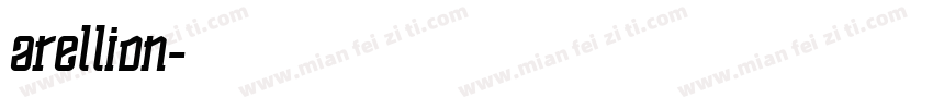 arellion字体转换
