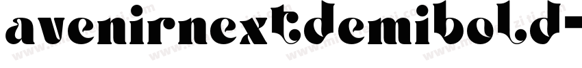 avenirnextdemibold-g字体转换