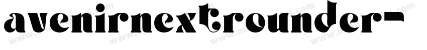 avenirnextrounder字体转换