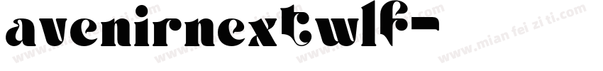 avenirnextw1f字体转换