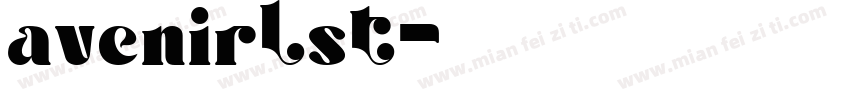 avenirLST字体转换