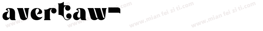 avertaw字体转换