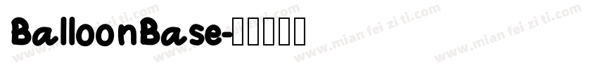 BalloonBase字体转换