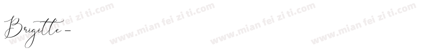 Brigitte字体转换