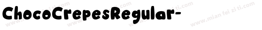 ChocoCrepesRegular字体转换