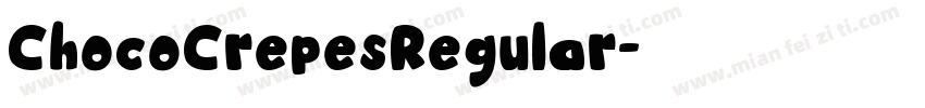 ChocoCrepesRegular字体转换