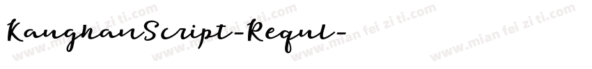 KaughanScript-Requl字体转换