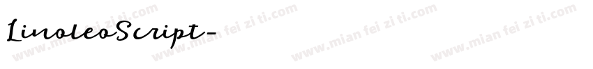 LinoleoScript字体转换