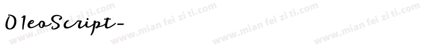 O1eoScript字体转换