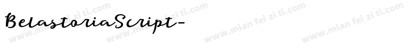 BelastoriaScript字体转换