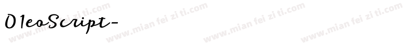 O1eoScript字体转换