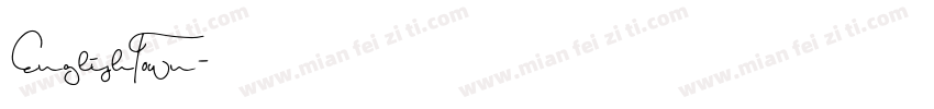 EnglishTown字体转换