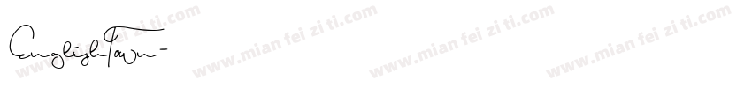 EnglishTown字体转换