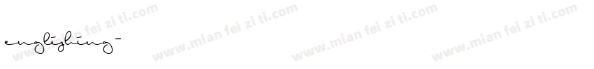 englishing字体转换