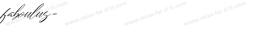 faboulus字体转换