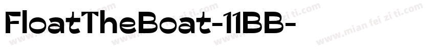 FloatTheBoat-11BB字体转换