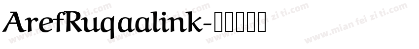 ArefRuqaalink字体转换
