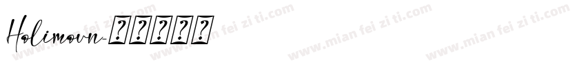 Holimoun字体转换