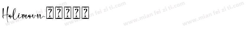 Holimoun字体转换