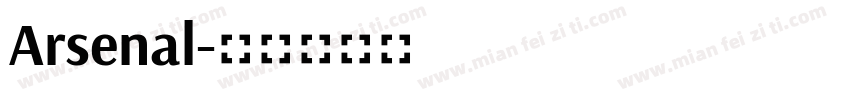 Arsenal字体转换