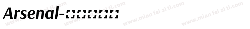 Arsenal字体转换