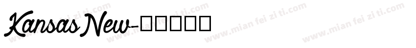 KansasNew字体转换