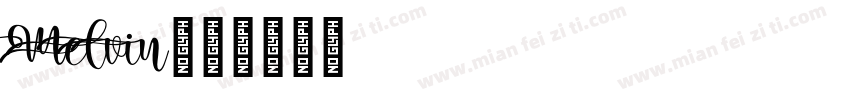 Melvin字体转换