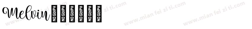 Melvin字体转换