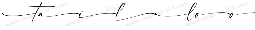 TailLooped字体转换