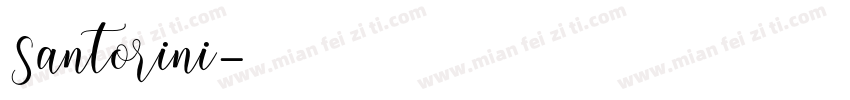 Santorini字体转换