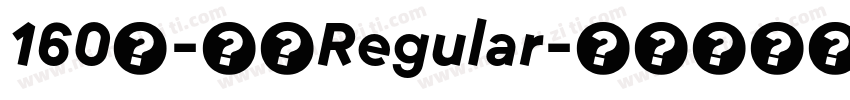 160号-檀宋Regular字体转换