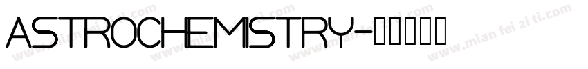 astrochemistry字体转换