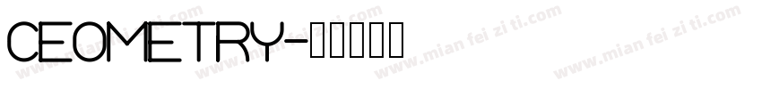 ceometry字体转换