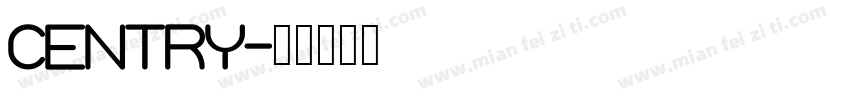 Centry字体转换