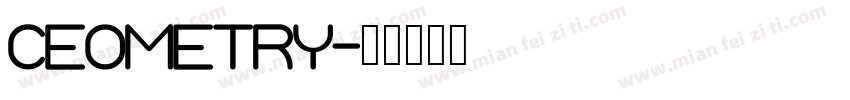 ceometry字体转换
