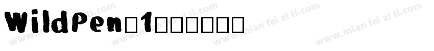 WildPen-1字体转换